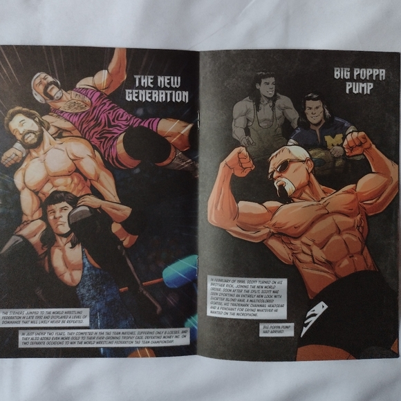 Scott Steiner A Pinup Gallery Headlocked Comic Big Poppa Pump PWC EXCLUSIVE - Picture 3 of 3